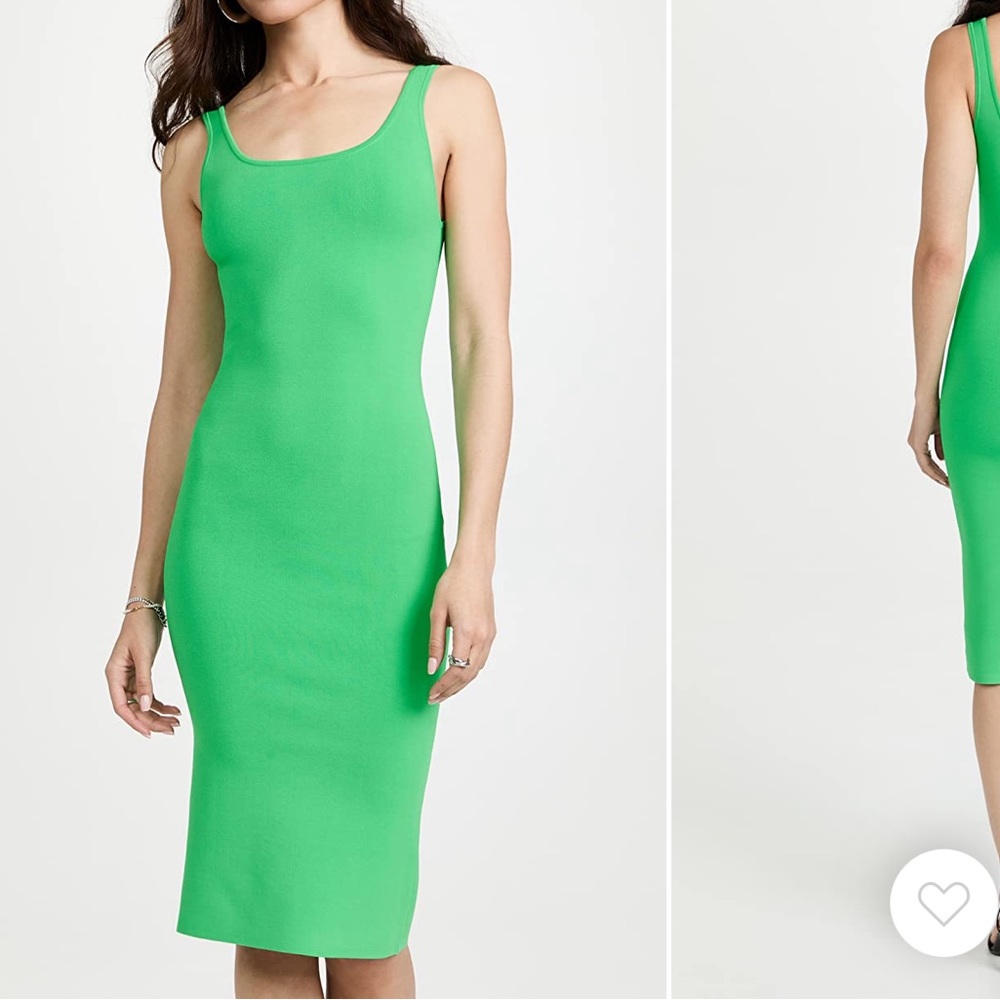 Alice + Olivia Green Darian Knit Dress size L